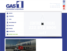 Tablet Screenshot of gas1.com.mx